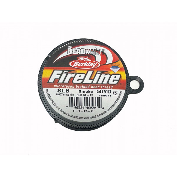 45 mètres. Fil Fireline Gris smoke. 8LB - 0,17 mm