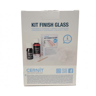 Kit résine époxy Finish Glass Cernit. 180 ml.
