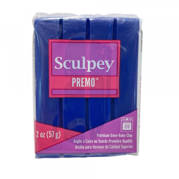 57 g. Sculpey Premo polymère bleu marine. 5562