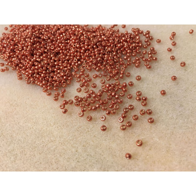 5 g Miyuki seed beads 11/0, cuivré galvanisé