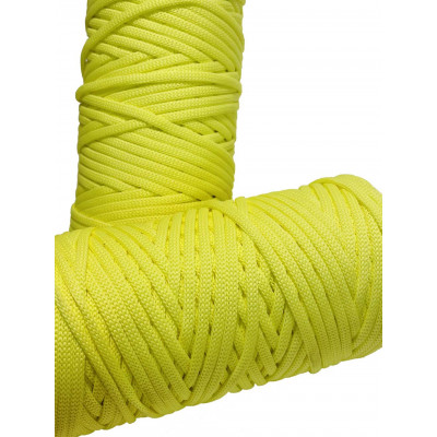5 mm. 100 m Corde polyester jaune fluo. Crochet er Macramé. Corde pour faire des sacs au crochet. 5 mm. 100 m Corde polyester jaune fluo. Crochet er Macramé. Corde pour faire des sacs au crochet.