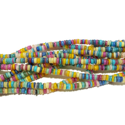 4 mm. Perles rondelles...