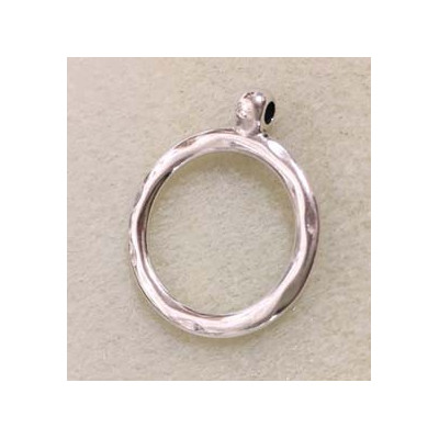 Pendentif anneau irrégulier, 28 mm