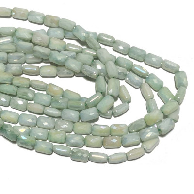 7 mm. 5 perles rectangle...