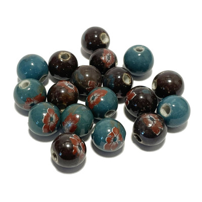 12 mm. Perle céramique...