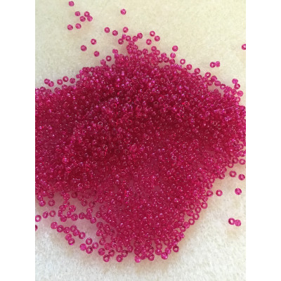 5 g Miyuki seed beads 11/0, rose vif galvanisé