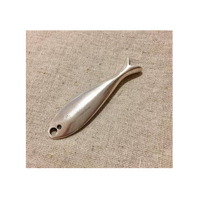 Zamac - pendentif poisson, 5,5 cm