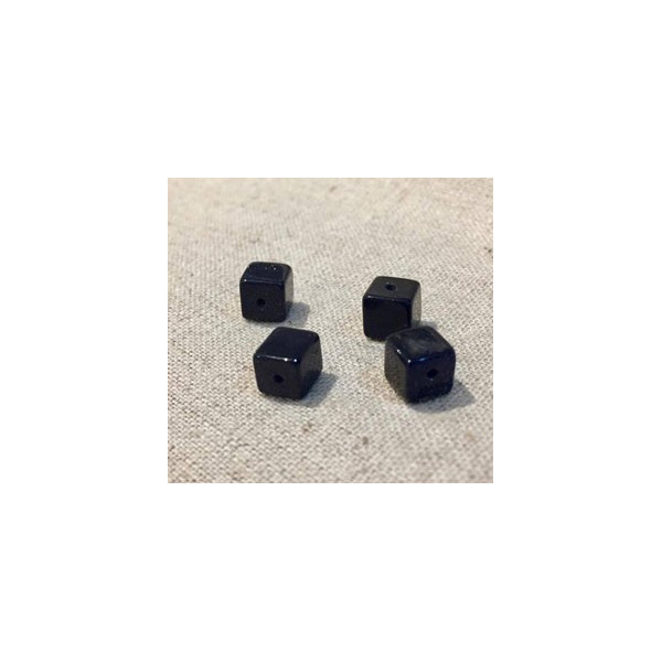 Pierre de sable - perle cube 6 mm