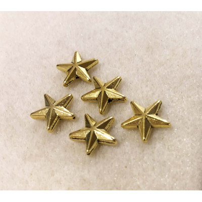5 Perles étoile, 12*12 mm
