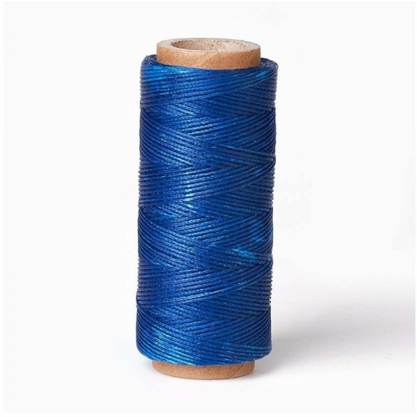 260 m, coton ciré 1 mm. Bleu roi