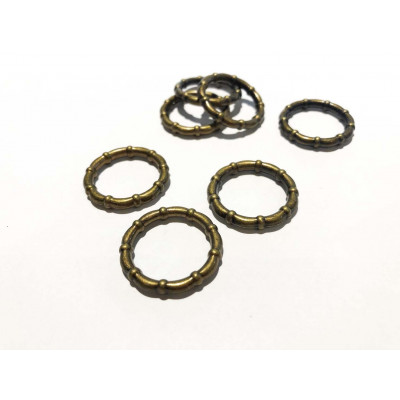 24 mm, anneau acrylique bronze