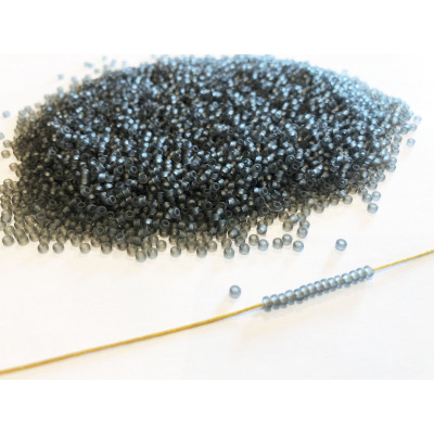 5 g Miyuki seed beads 11/0, gris mat