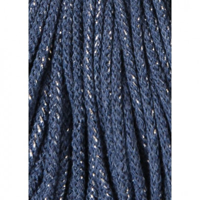 100 m, corde coton,  Jeans/argenté. 3 mm