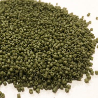 5 g, Miyuki delica 11/0, olive mat