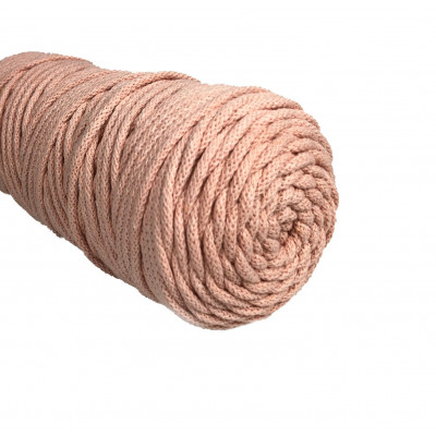 3 mm, coton, écheveau de 100 m. Vieux rose
