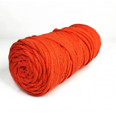 3 mm, coton, écheveau de 100 m. Orange vif