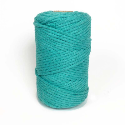 110 m. Coton peigné 3 mm couleur turquoise
