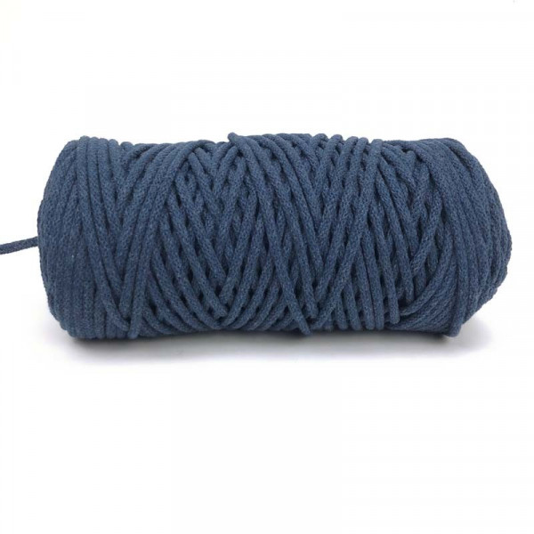 3 mm, coton, écheveau de 100 m. Bleu Jean