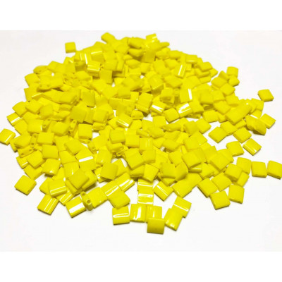 Tila beads, jaune, 5*5*1,9 mm