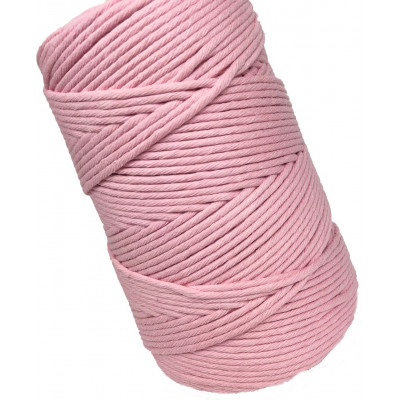 200 m. Coton peigné 2,5/3 mm, rose bébé