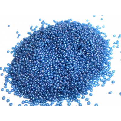 8 g Miyuki seed beads 11/0, bleu capi 8 g Miyuki seed beads 11/0, bleu capi