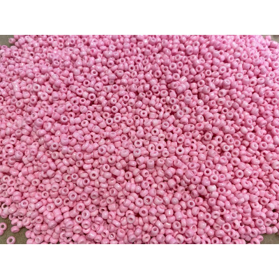 3 mm, 40 g rocailles, verre, rose 3 mm, 40 g rocailles, verre, rose