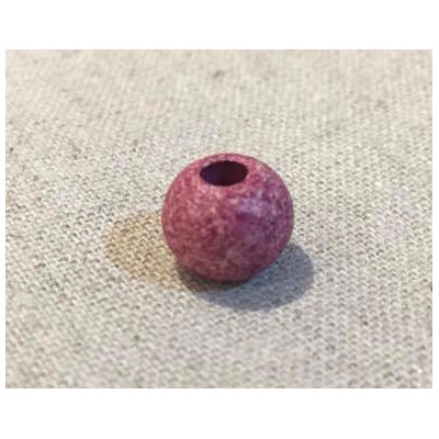 Perle ronde céramique matte, 10 mm