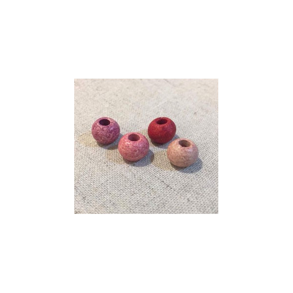 Perle ronde céramique matte, 10 mm