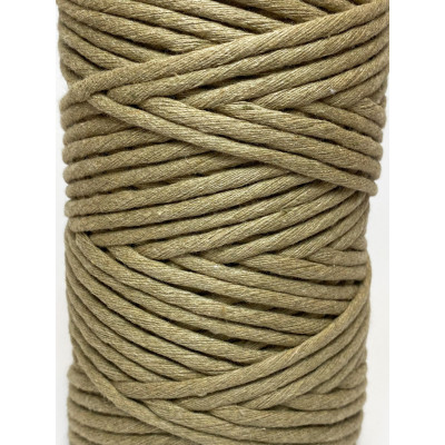 120/130 m. Coton peigné 4 mm couleur beige