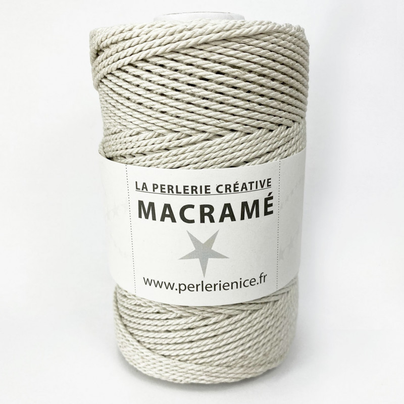 1 pelote 150 gr coton pour macramé ou tricot-crochet rouge