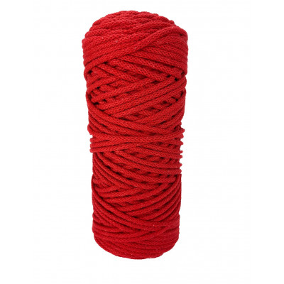 3 mm, coton, bobine de 100 m. Rouge vif