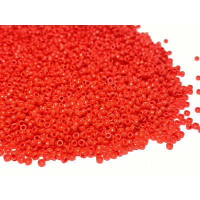 11/0 - 10 g Miyuki rocailles, rouge opaque