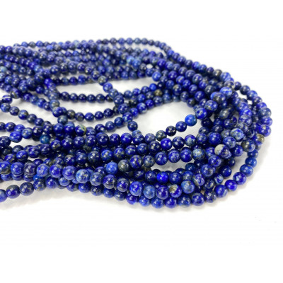 5 mm, Lapis lazuli naturelle , env. 75 p. 5 mm, Lapis lazuli naturelle , env. 75 p.