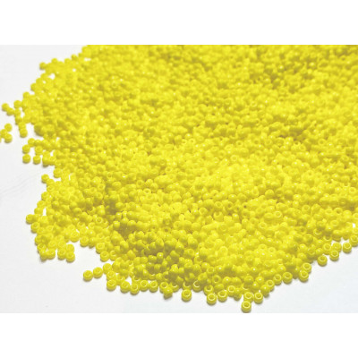 11/0 - 10 g Miyuki rocailles, jaune opaque 11/0 - 10 g Miyuki rocailles, jaune opaque