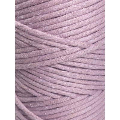 100 m. Coton peigné 3 mm, Rose lila