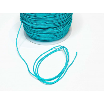 0,8 m Cordon en nylon, turquoise