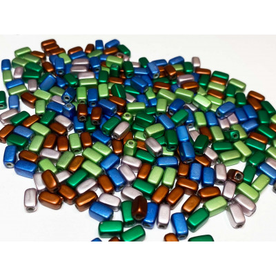 300 p. Env. 7*4 mm Tube acrylique multicolore mat.