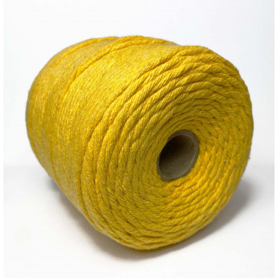 200 m. Coton peigné 3 mm, jaune