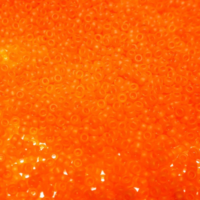 11/0 - 10 g Miyuki rocailles, orange mat