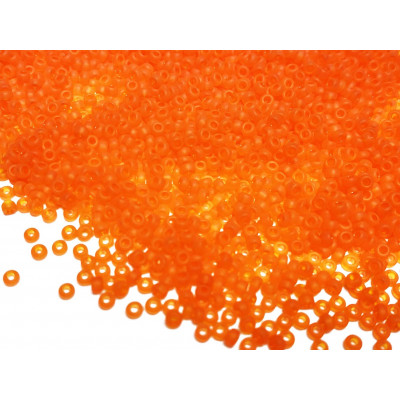 11/0 - 10 g Miyuki rocailles, orange mat