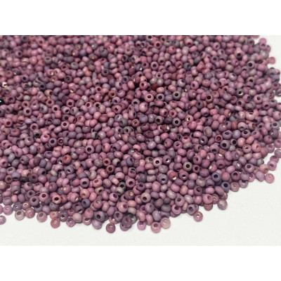 11/0 - 10 g Miyuki rocailles, violet mix mat