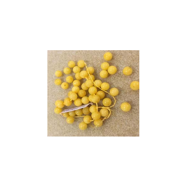 6 mm, agate jaune, pierre naturelle