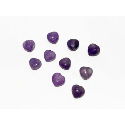Améthyste, 10 mm perle coeur bombé Améthyste, 10 mm perle coeur bombé