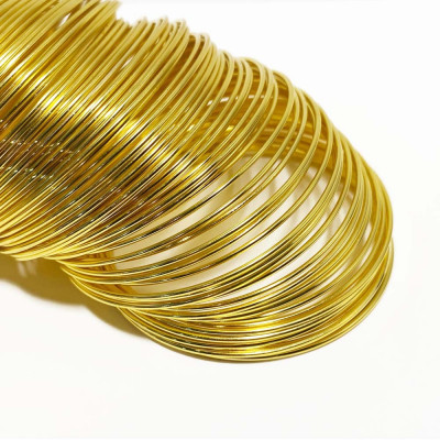200 mètres de fil de bijoux en aluminium jaune vert de 1 mm, diamètre de 1  mm, fil de perlage de 500 grammes, fil de métal jaune, fabrication de  bijoux, emballage de fil -  France