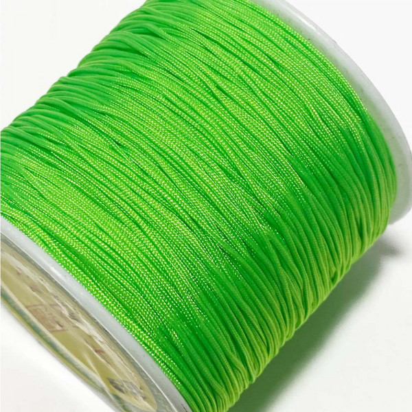 Fil en Nylon Tressé Vert 0,8 mm